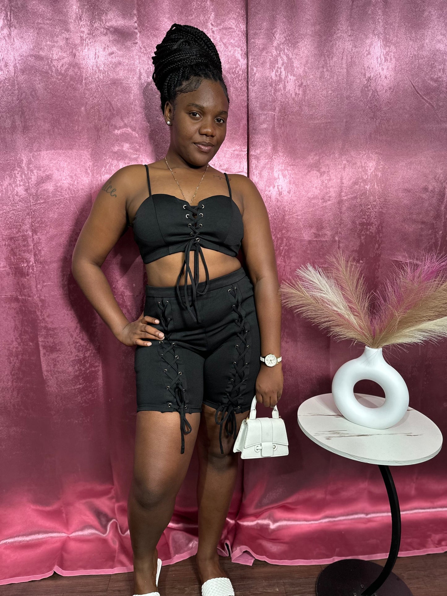 SWEET & SNATCHED TIED PANT SET