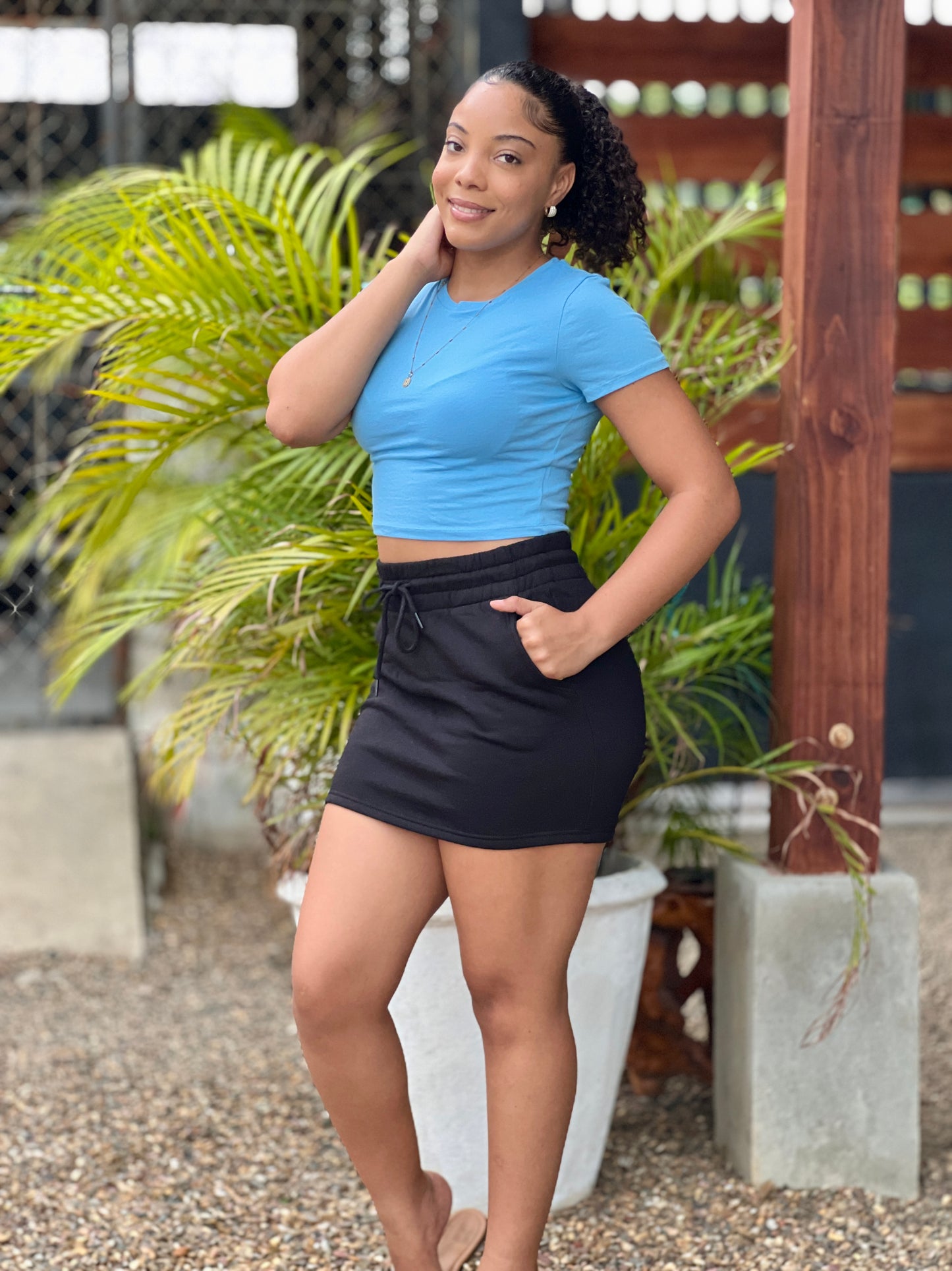 FLEECE SKIRT W/ POCKETS