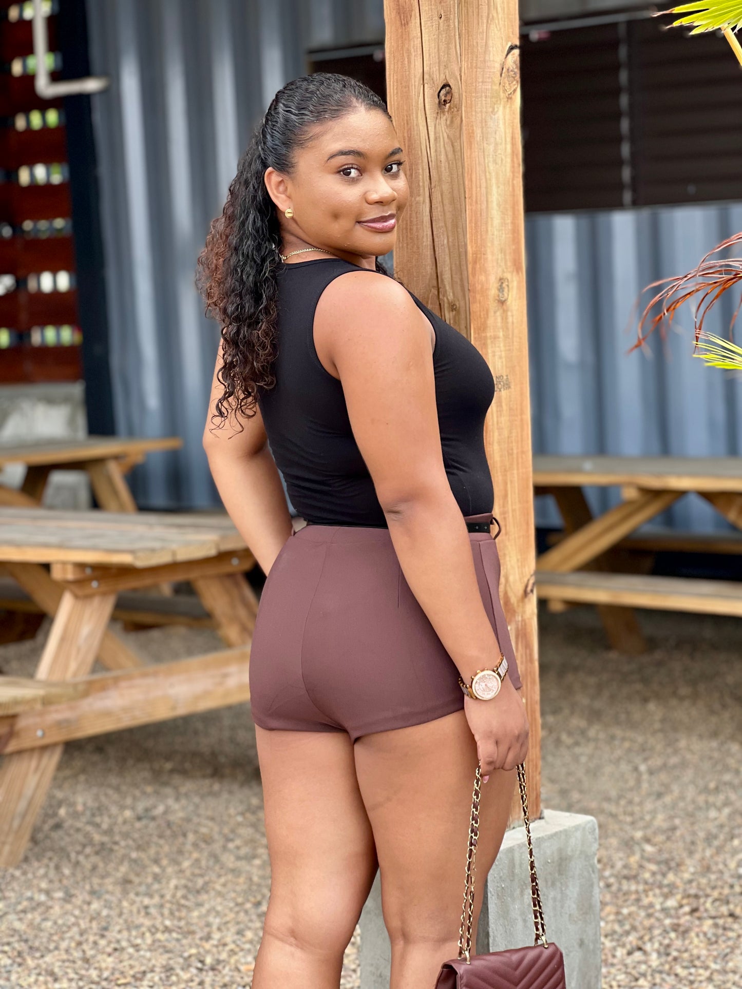 SCUBA SHORTS W/ BELT