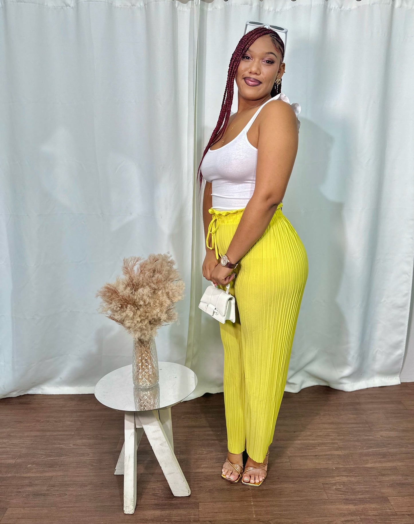 ACCORDION DRAWSTRING PANT