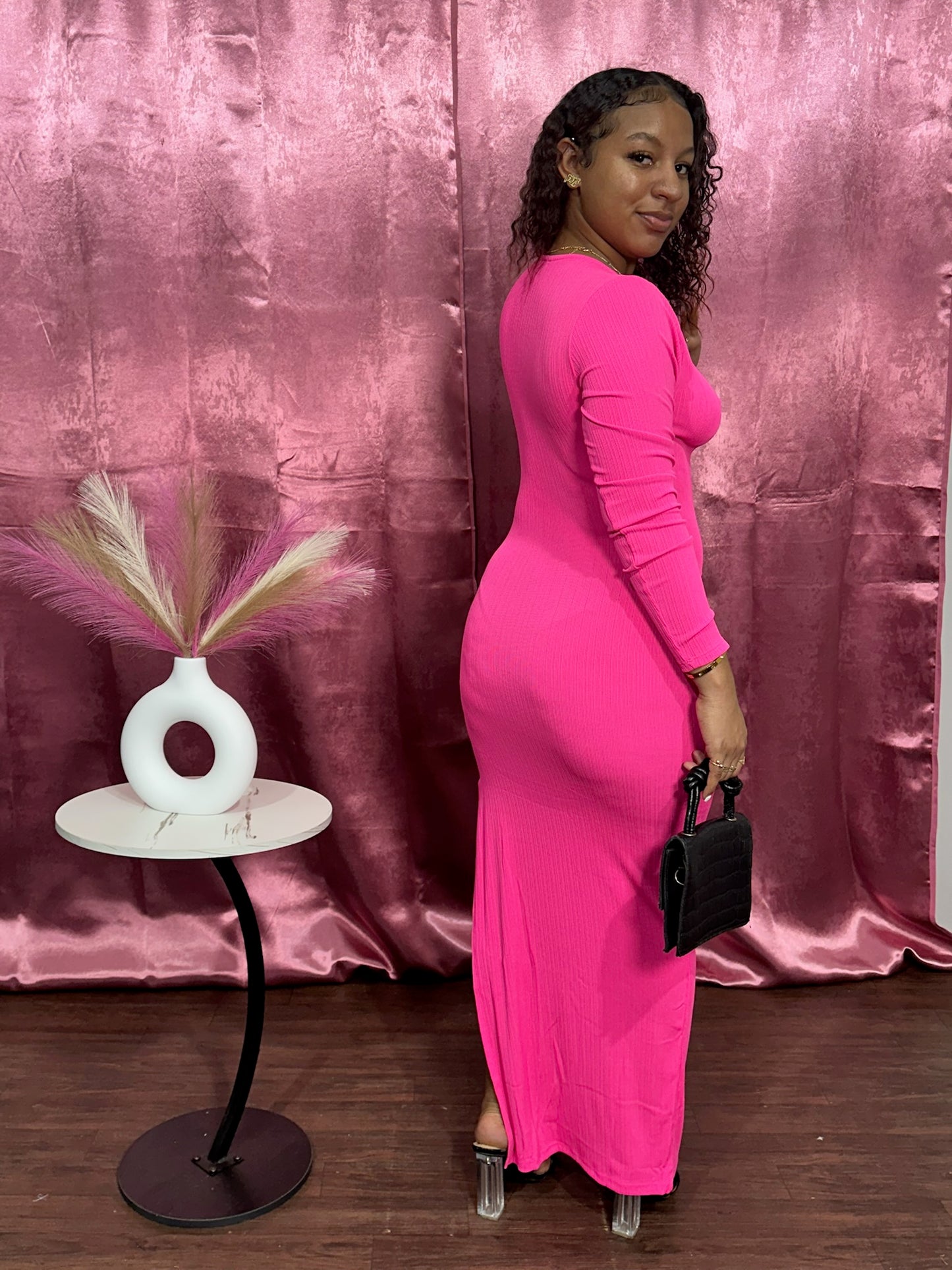 WONDA LONG SLEEVE MAXI DRESS