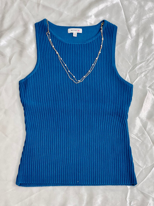 RIBBED TANK TOP
