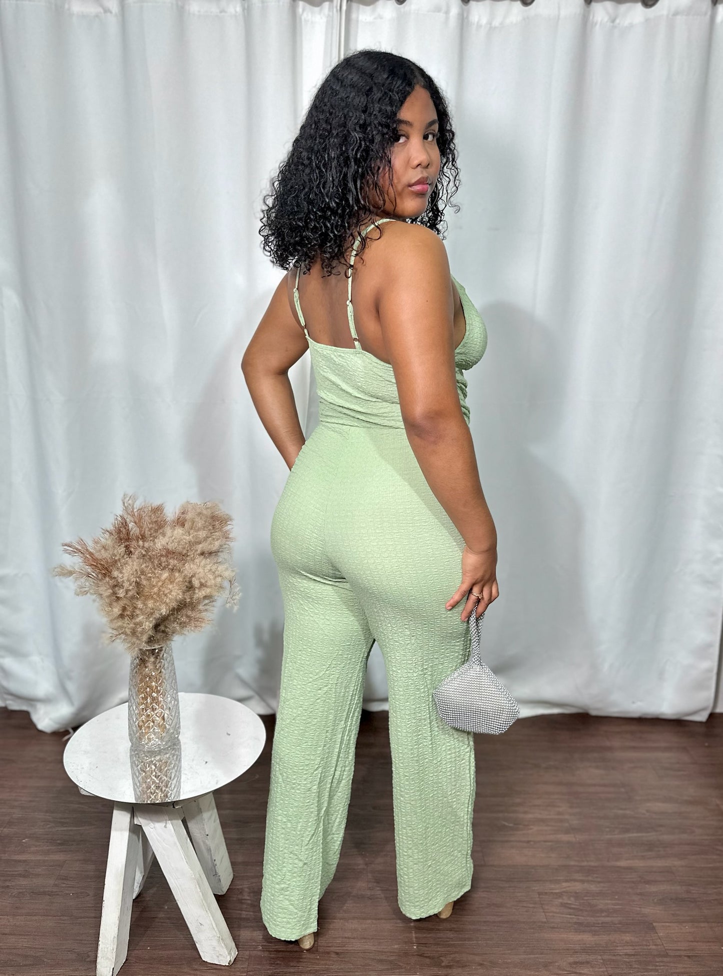 SCULPT FLARE JUMPSUIT