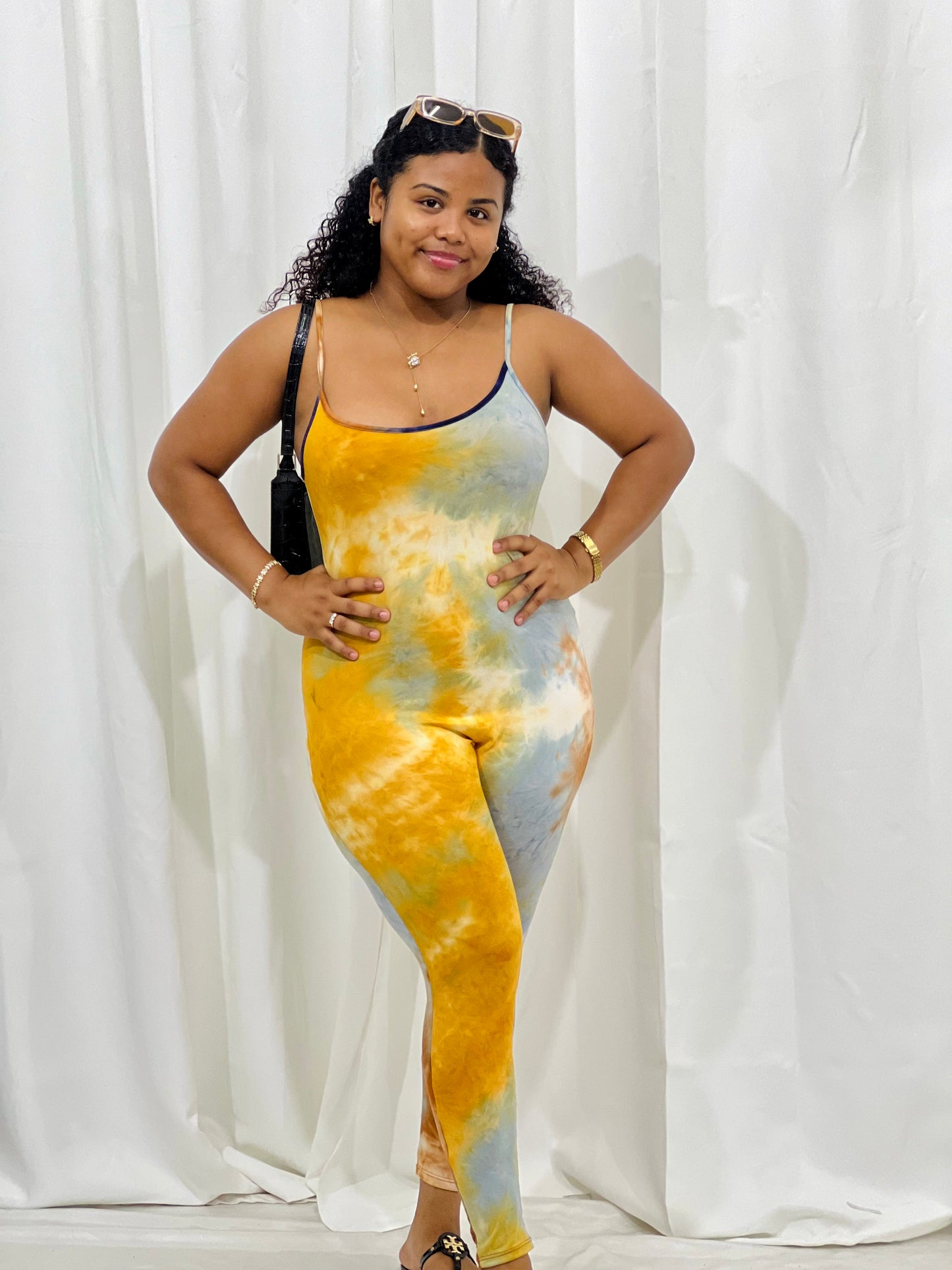 TIE DYE CAMI JUMPSUIT