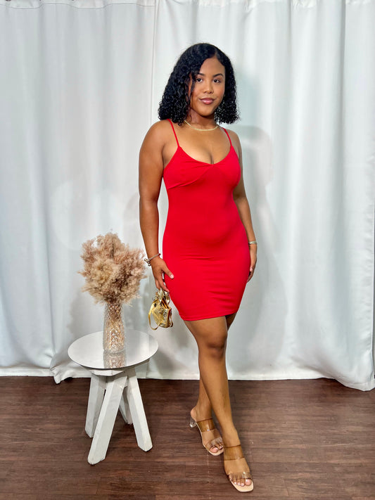 BASIC SUMMER CAMI MINI DRESS