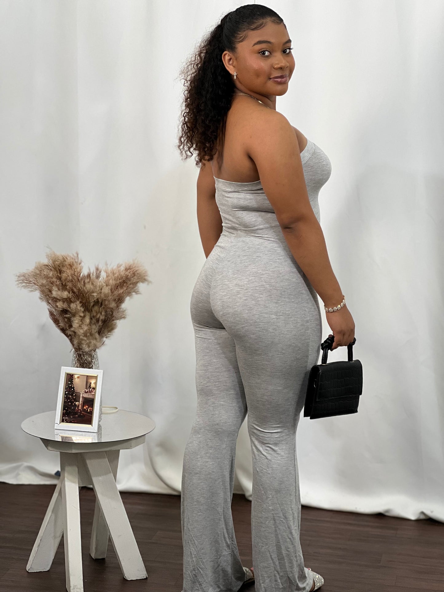 ANGELIC RUCHED TUBE JUMPSUIT