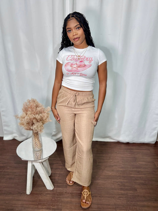 CARGO DRAWSTRING PANT