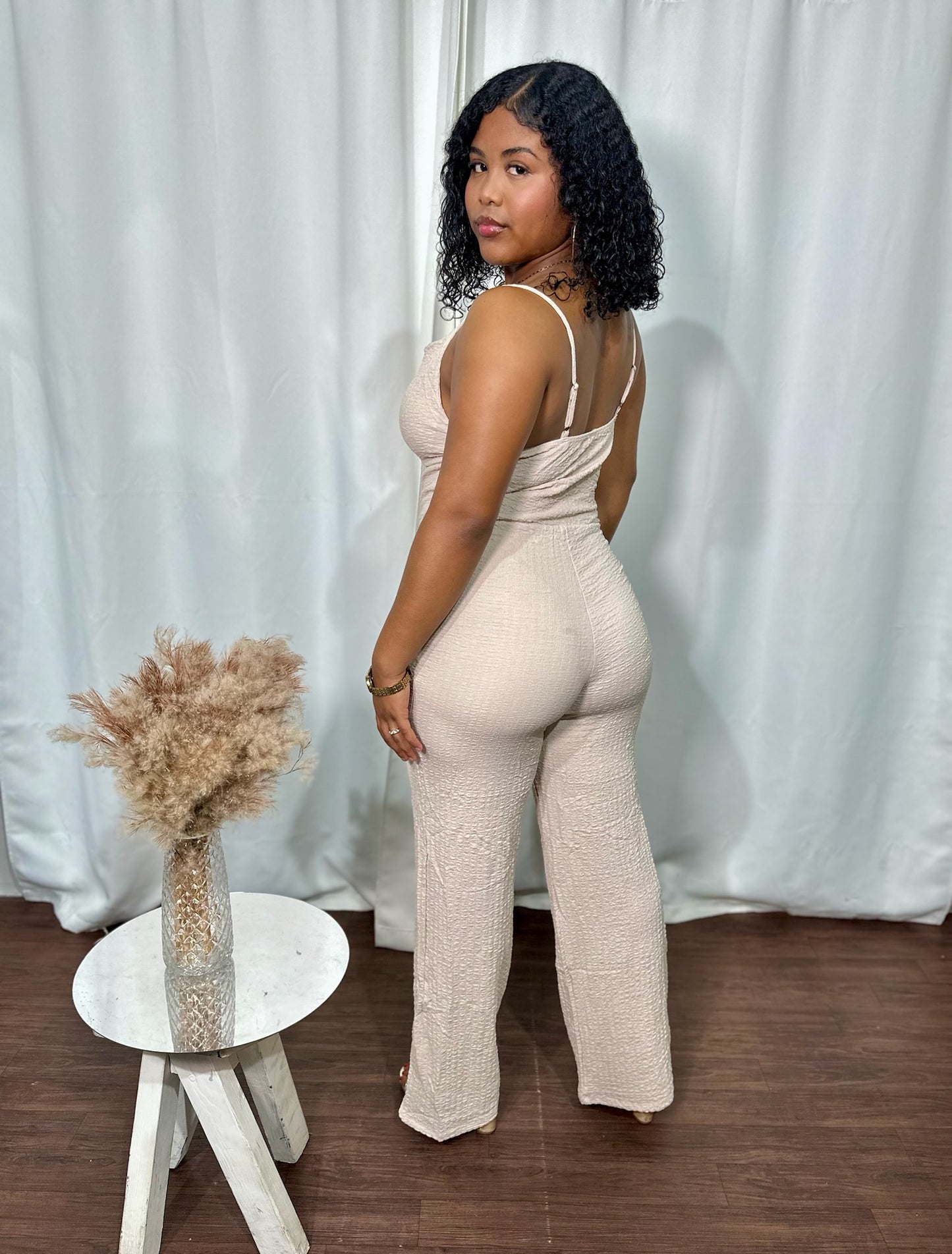 SCULPT FLARE JUMPSUIT