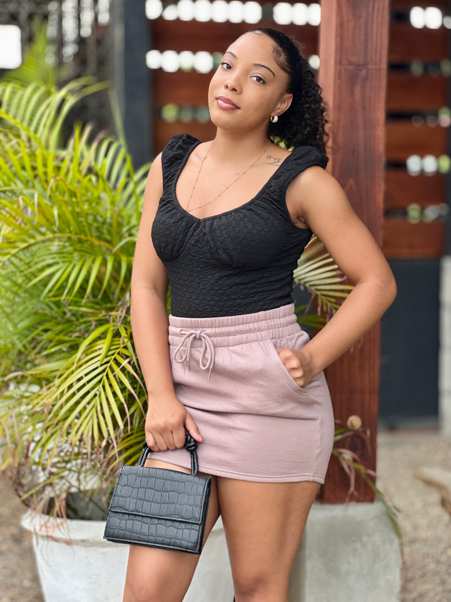 FLEECE SKIRT W/ POCKETS