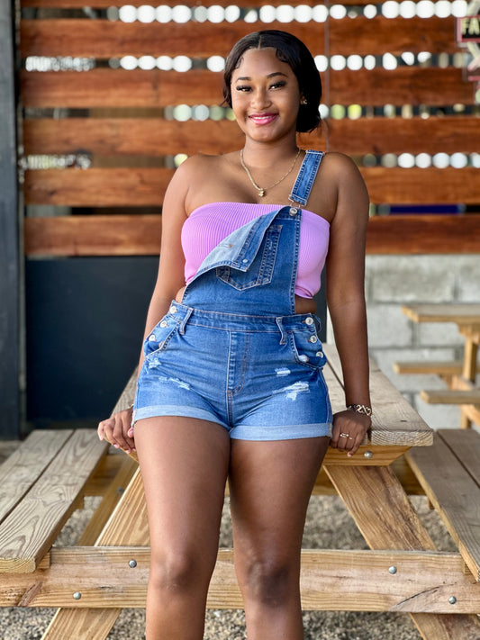 SEAMLESS RIBBED TUBE CROP TOP