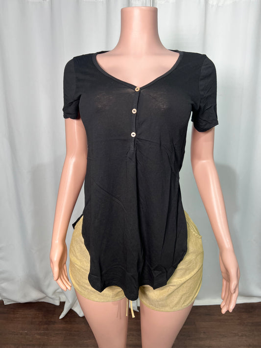 OVERSIZE CURVE HEM TOP