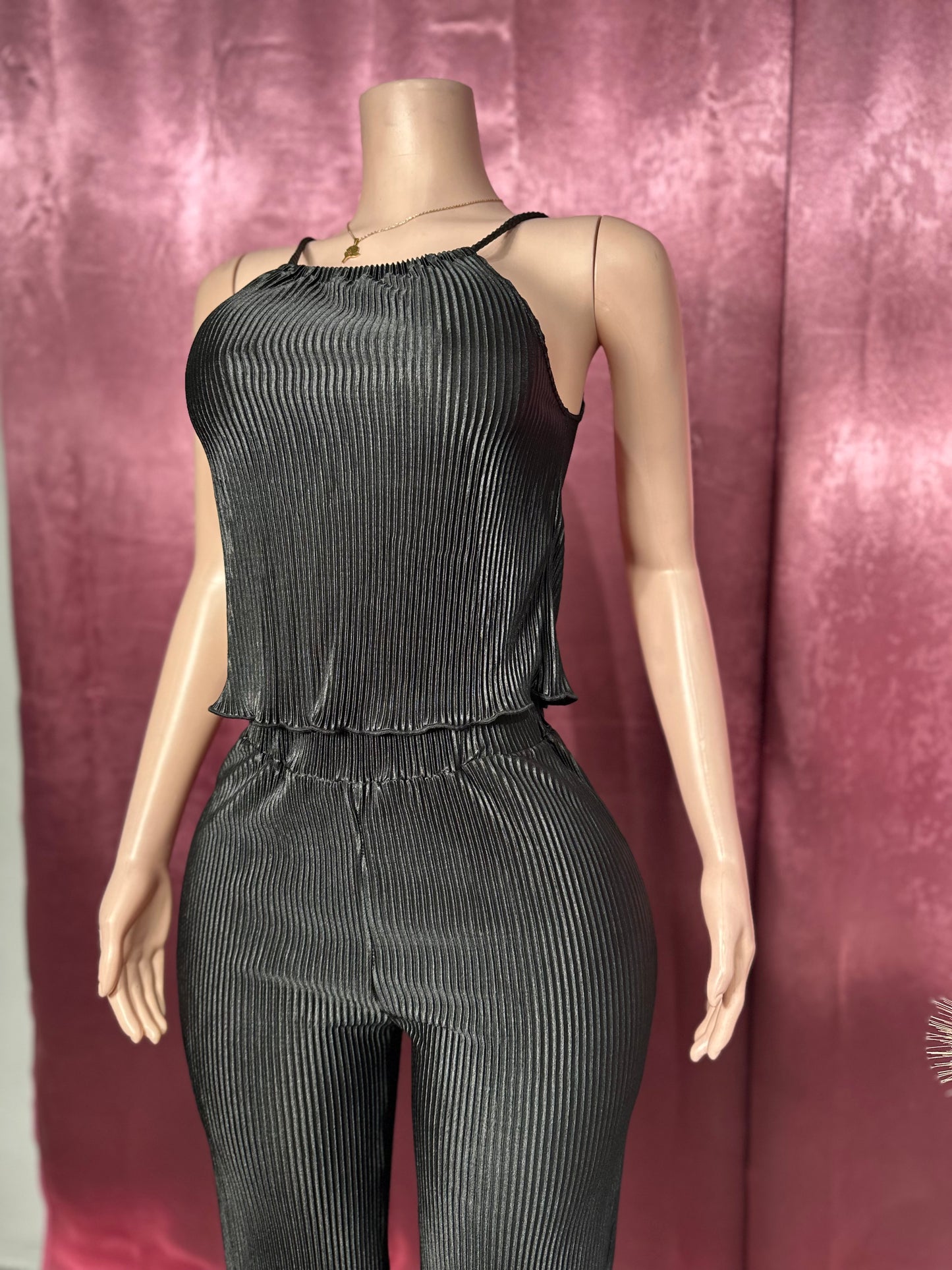 BUTTERFLY TRIM PANT SET