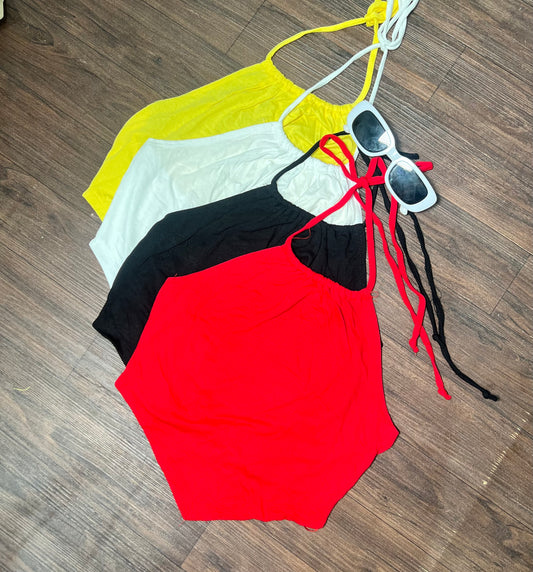 PERFECT HALTER CROP TOP